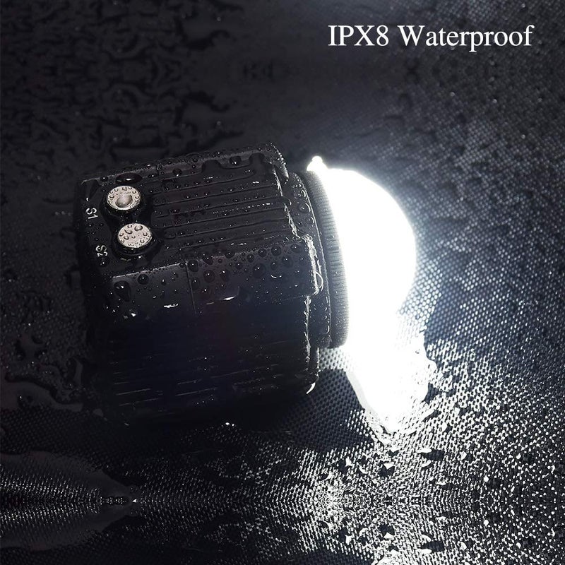 MEIKON Diving Video Light Waterproof 195ft/60M White Red Blue Mini Cube Led Camera Lights with Ball Head Cold Shoe Adapter Underwater Photography Lighting for Gopro Canon Nikon Sony Camera(SL-19) - Image 3